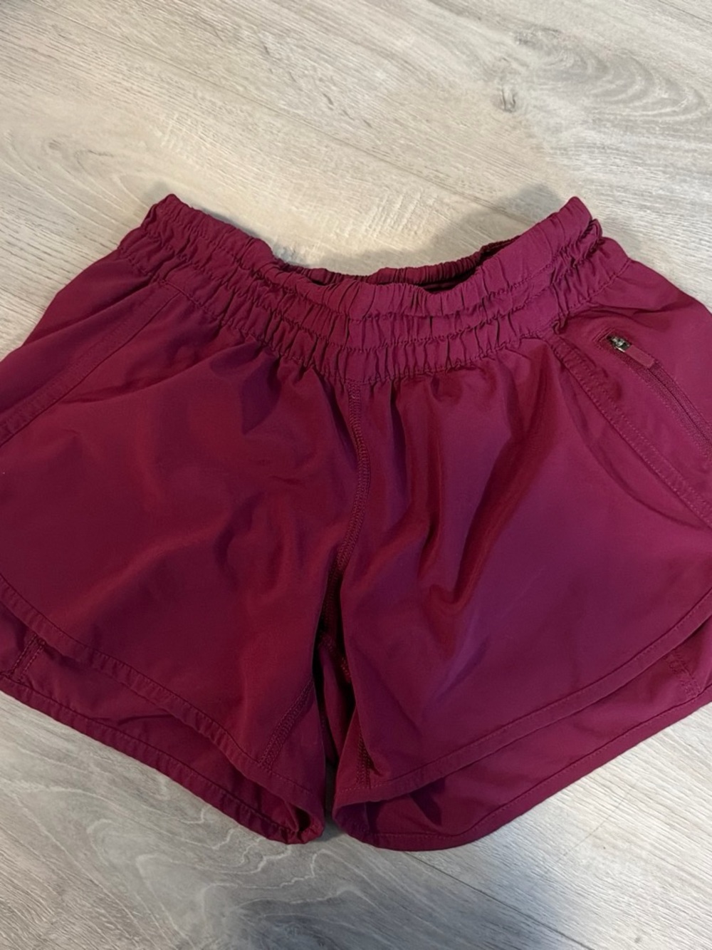 lululemon athletica Women's Maroon Running Shorts
